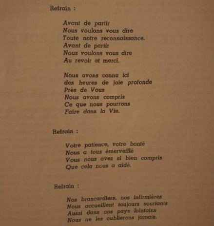 Chanson des malades