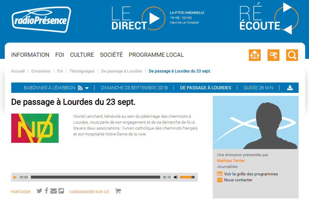 Radio présence web2